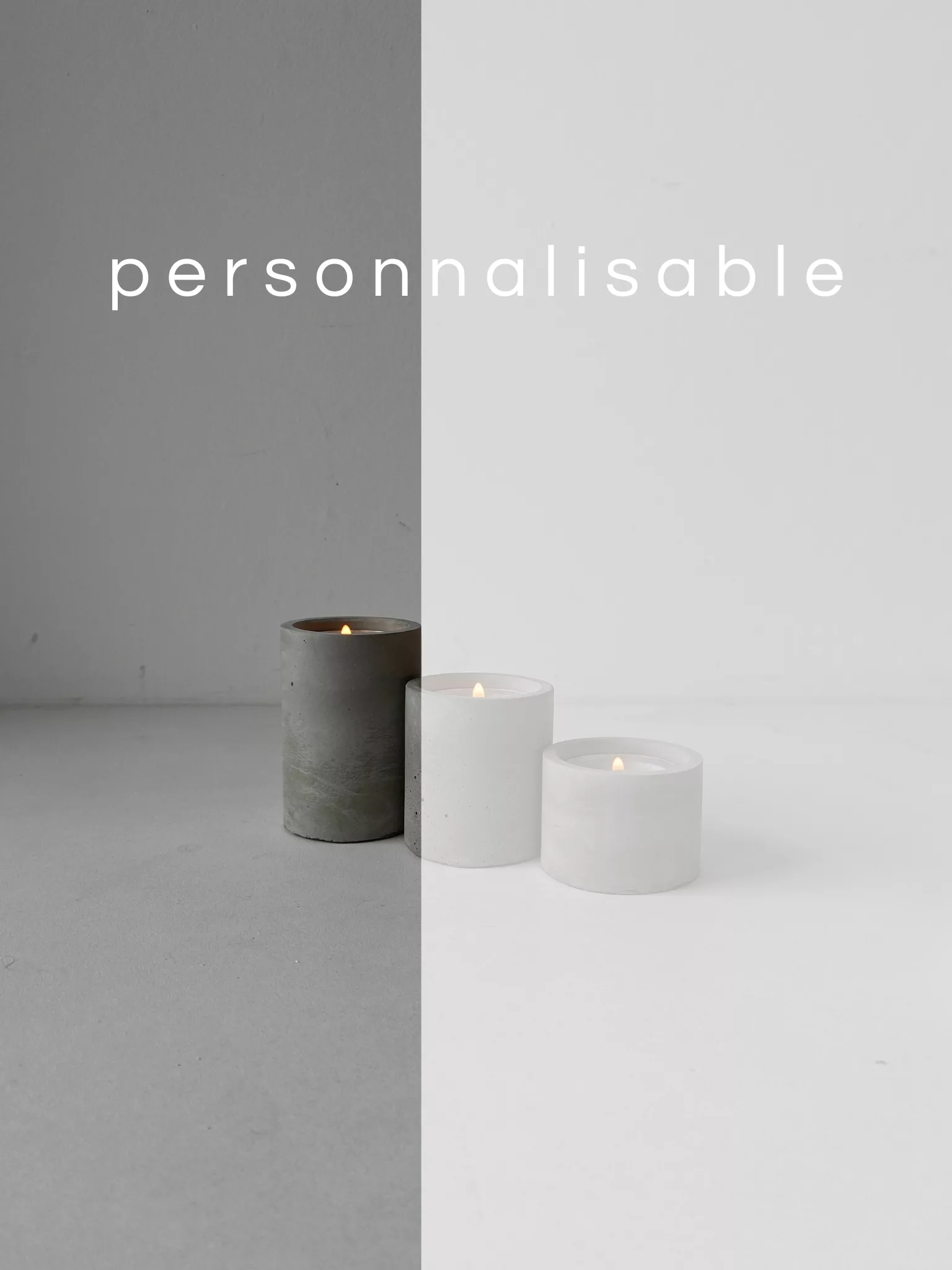 Support bougie modulable HADAR