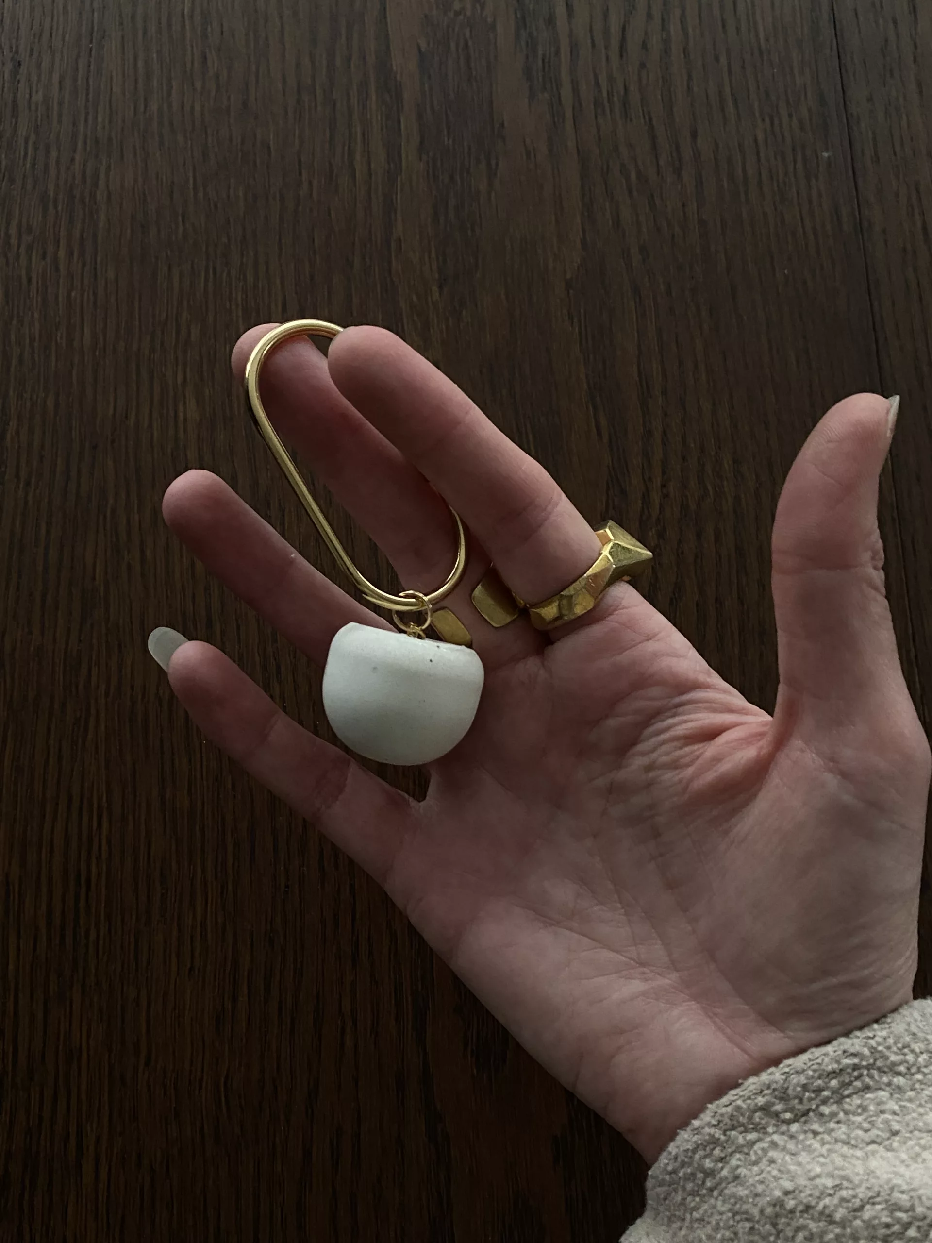 Porte-clé boule de béton – Image 2