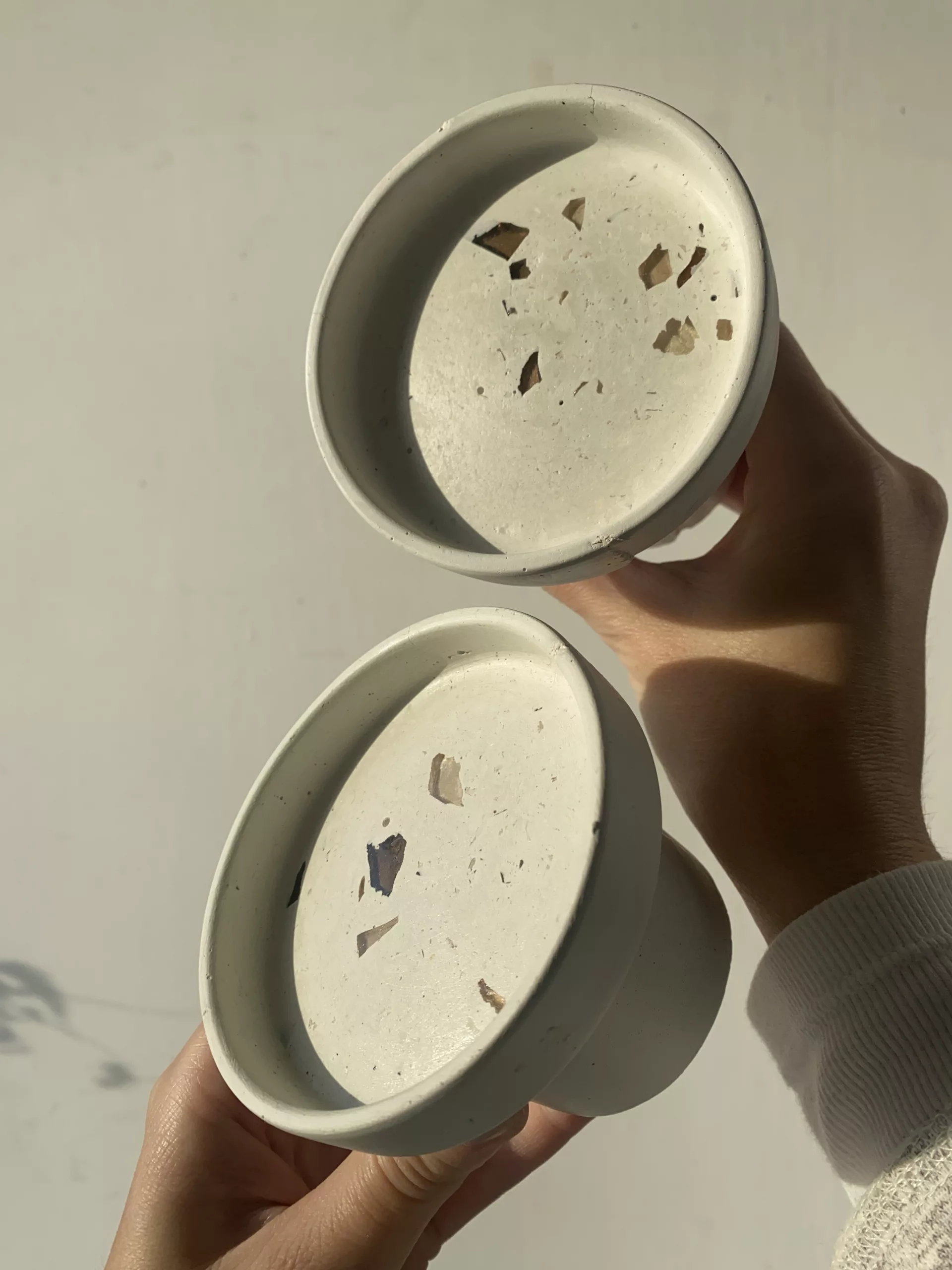 Ensemble de 2 supports de bougies sur pied